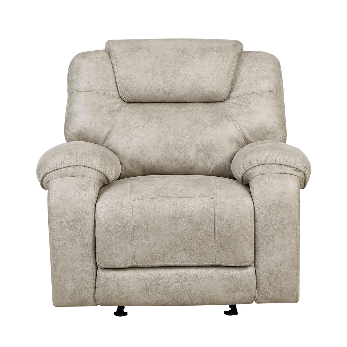 Gainesville Pewter Glider Reclining Chair from Homelegance - Luna Furniture