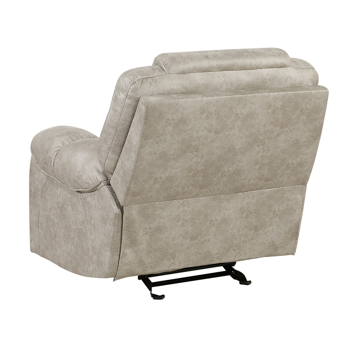 Gainesville Pewter Glider Reclining Chair from Homelegance - Luna Furniture