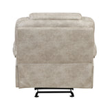 Gainesville Pewter Glider Reclining Chair from Homelegance - Luna Furniture