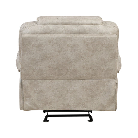 Gainesville Pewter Glider Reclining Chair from Homelegance - Luna Furniture