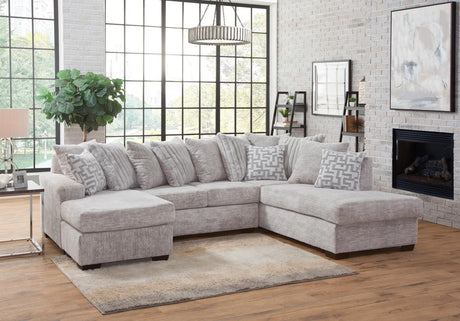 Galatic Oyster RAF Chaise Sectional from Happy Homes - Luna Furniture