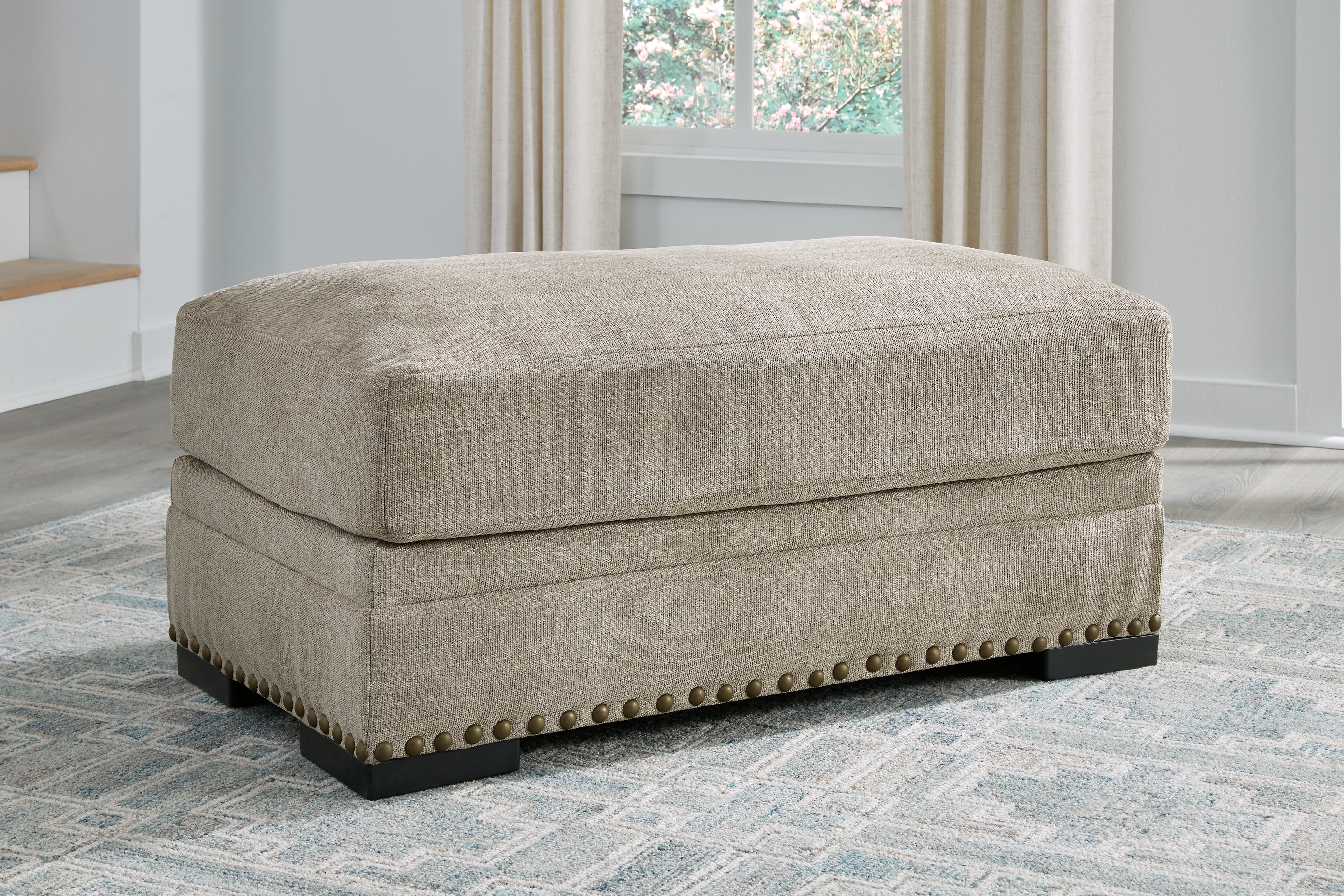 アシュレイ　Ashley オットマン　美品 Ashley Galemore Quarry Ottoman - Luna Furniture