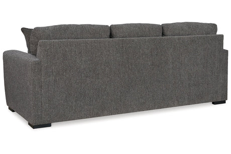 Gardiner Pewter Sofa Chaise and Ottoman from Ashley - Luna Furniture