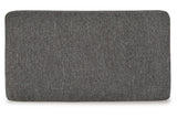 Gardiner Pewter Sofa Chaise and Ottoman from Ashley Furniture - Luna Furniture
