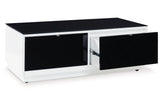 Gardoni White/Black Coffee Table and 2 End Tables from Ashley Furniture - Luna Furniture