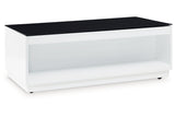 Gardoni White/Black Coffee Table and 2 End Tables from Ashley Furniture - Luna Furniture