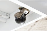 Gardoni White/Black Coffee Table and 2 End Tables from Ashley Furniture - Luna Furniture