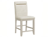 Garland 24″ Counter Chair, Greige Finish from Steve Silver - Luna Furniture