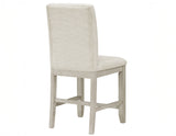 Garland 24″ Counter Chair, Greige Finish from Steve Silver - Luna Furniture
