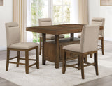Garland Distressed Toffee Counter Height Dining Set from Steve Silver - Luna Furniture