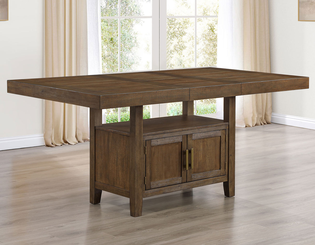 Garland Distressed Toffee Counter Height Dining Set from Steve Silver - Luna Furniture
