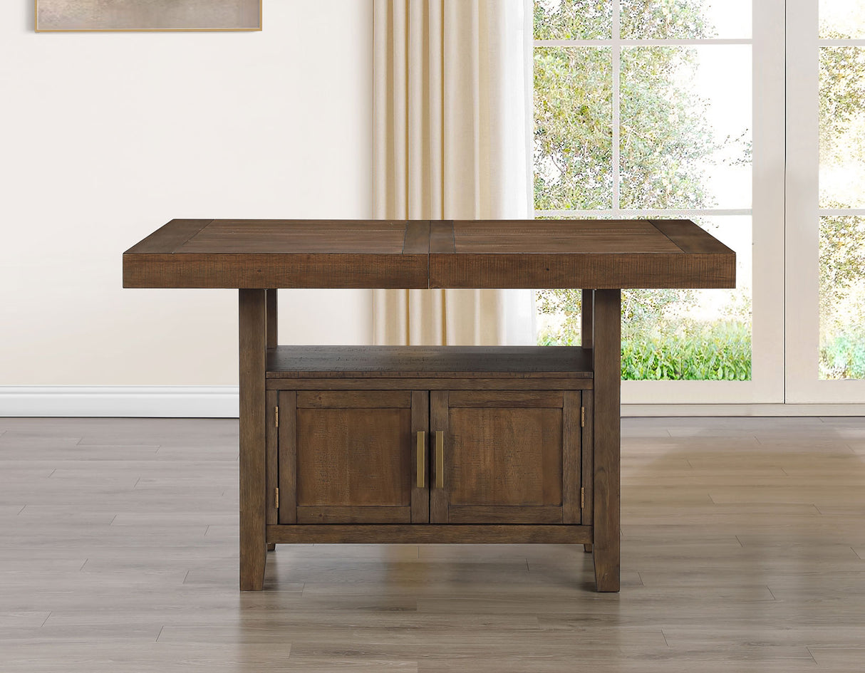 Garland Distressed Toffee Counter Height Dining Set from Steve Silver - Luna Furniture