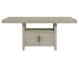 Garland 60-80″ Counter Table with 20″ Leaf, Greige Finish from Steve Silver - Luna Furniture