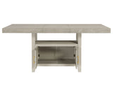 Garland 60-80″ Counter Table with 20″ Leaf, Greige Finish from Steve Silver - Luna Furniture