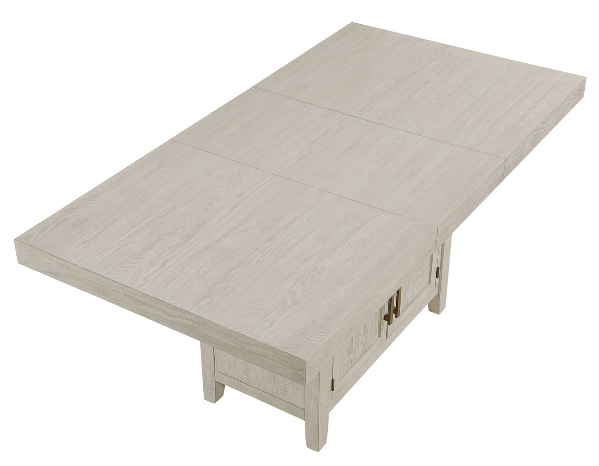 Garland 60-80″ Counter Table with 20″ Leaf, Greige Finish from Steve Silver - Luna Furniture