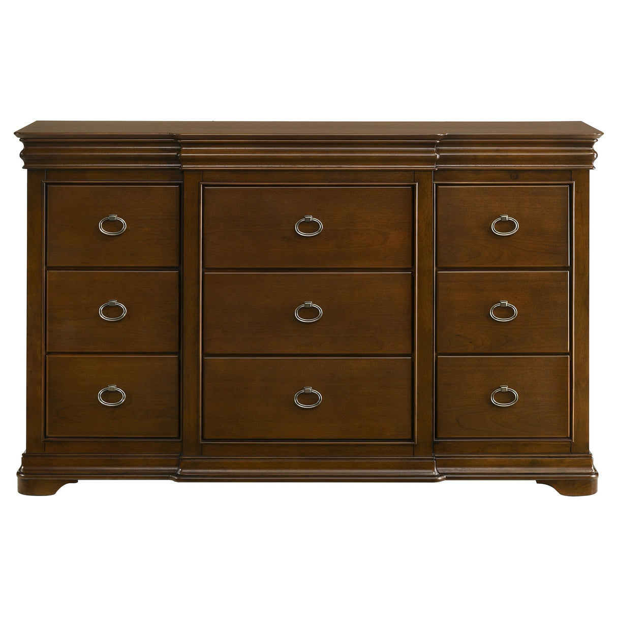 Garland Brown Cherry 11-Drawer Bedroom Dresser from Coaster - Luna Furniture