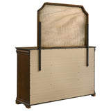 Garland Brown Cherry 11-Drawer Bedroom Dresser with Mirror from Coaster - Luna Furniture