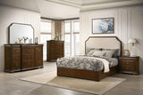 Garland Brown Cherry 11-Drawer Bedroom Dresser with Mirror from Coaster - Luna Furniture