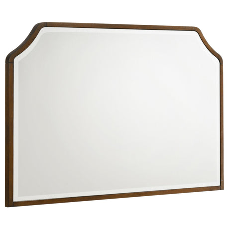 Garland Brown Cherry Dresser Mirror from Coaster - Luna Furniture