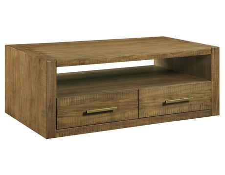 Garland Castered Coffee Table, Toffee Finish from Steve Silver - Luna Furniture