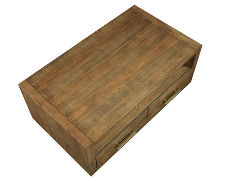 Garland Castered Coffee Table, Toffee Finish from Steve Silver - Luna Furniture