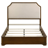 Garland Cream and Brown Cherry 58-inch Eastern King Panel Bed from Coaster - Luna Furniture