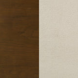 Garland Cream and Brown Cherry 58-inch Queen Panel Bed from Coaster - Luna Furniture