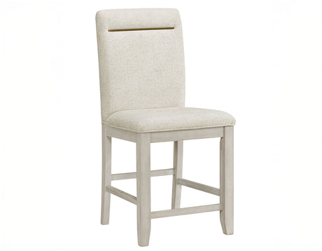 Garland 24″ Counter Chair, Greige Finish from Steve Silver - Luna Furniture