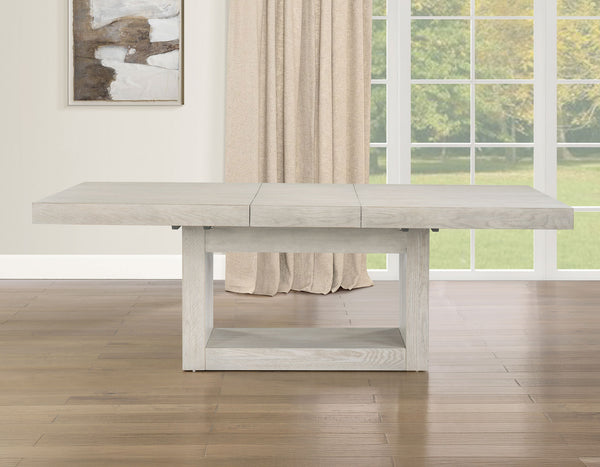 Garland Greige Finish Extendable Dining Table