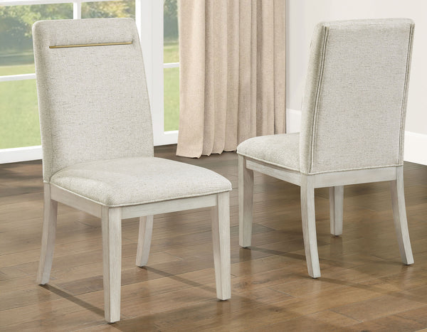 Garland Side Chair, Greige Finish, Set of 2