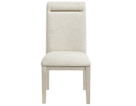 Garland Side Chair, Greige Finish, Set of 2 from Steve Silver - Luna Furniture