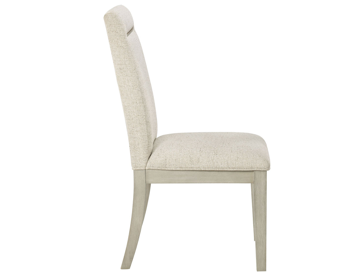 Garland Side Chair, Greige Finish, Set of 2 from Steve Silver - Luna Furniture