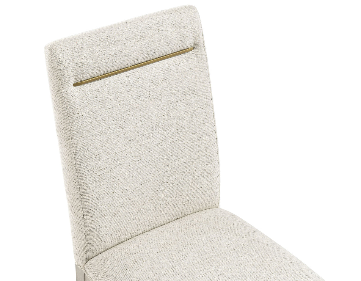 Garland Side Chair, Greige Finish, Set of 2 from Steve Silver - Luna Furniture