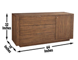Garland Distressed Toffee Sideboard from Steve Silver - Luna Furniture