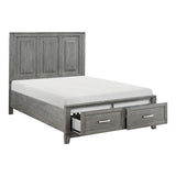 Garretson Gray Storage Platform Youth Bedroom Set from Homelegance - Luna Furniture