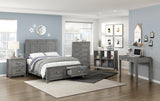 Garretson Gray Full Storage Platform Bed from Homelegance - Luna Furniture