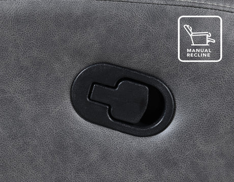 Gaston Gray 3-Piece Reclining Living Room Set from Steve Silver - Luna Furniture