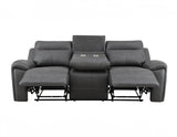 Gaston Gray 3-Piece Reclining Living Room Set from Steve Silver - Luna Furniture
