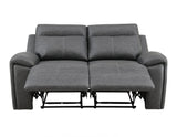 Gaston Gray 3-Piece Reclining Living Room Set from Steve Silver - Luna Furniture