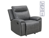 Gaston Gray Manual Glider Recliner from Steve Silver - Luna Furniture
