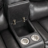 Gatria Gray Sectional from Furniture of America - Luna Furniture