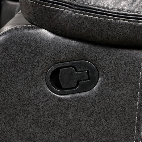 Gatria Gray Sectional from Furniture of America - Luna Furniture