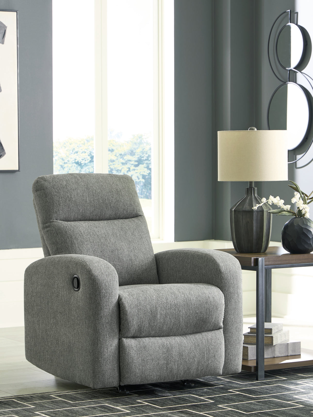 Gauntlet Sterling Recliner from Ashley - Luna Furniture