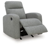Gauntlet Sterling Recliner from Ashley - Luna Furniture