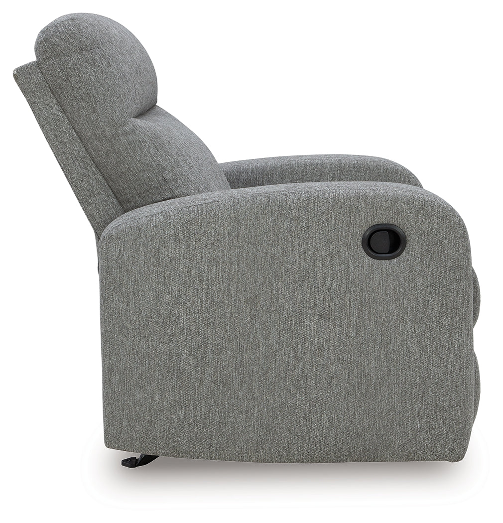 Gauntlet Sterling Recliner from Ashley - Luna Furniture