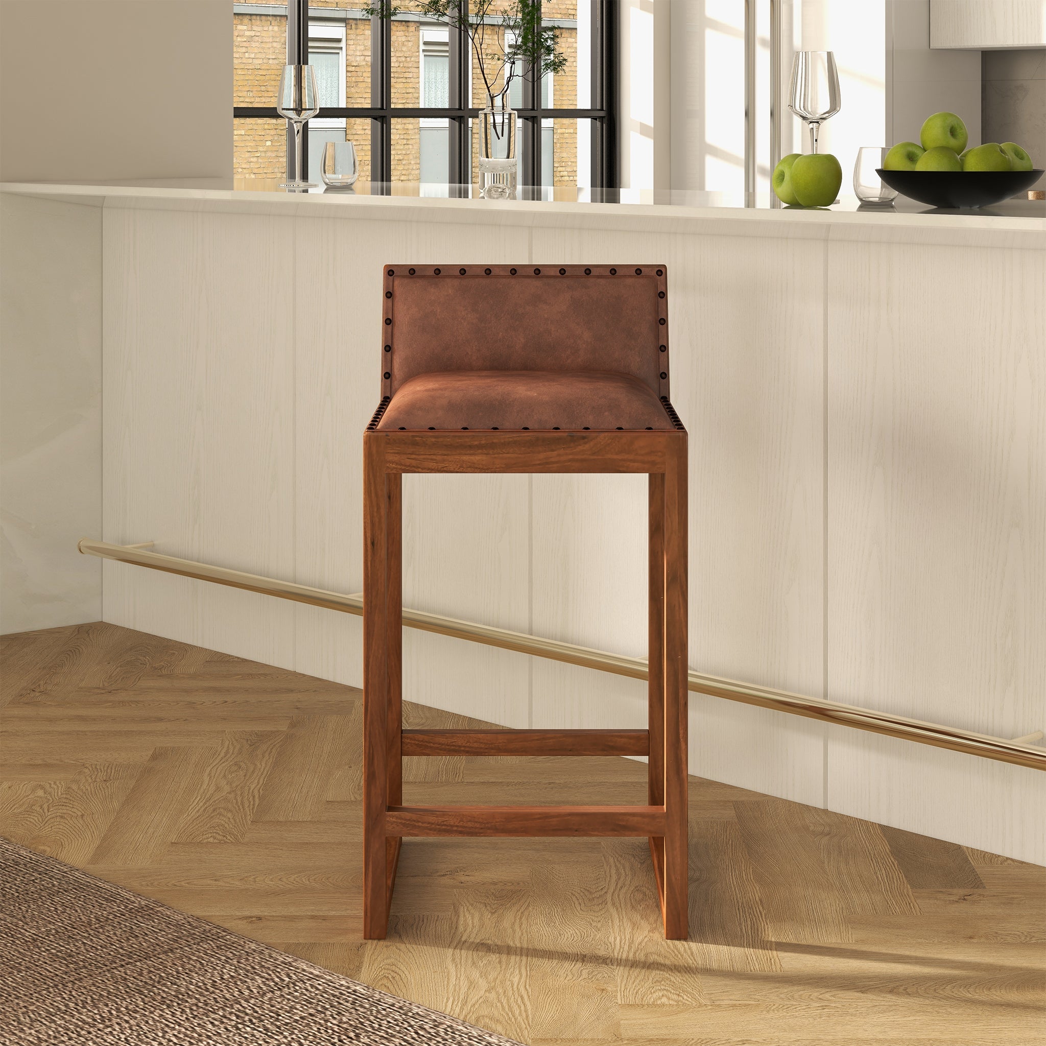 Ashcroft Furniture Gavin Counter Stool - Thumbnail 2