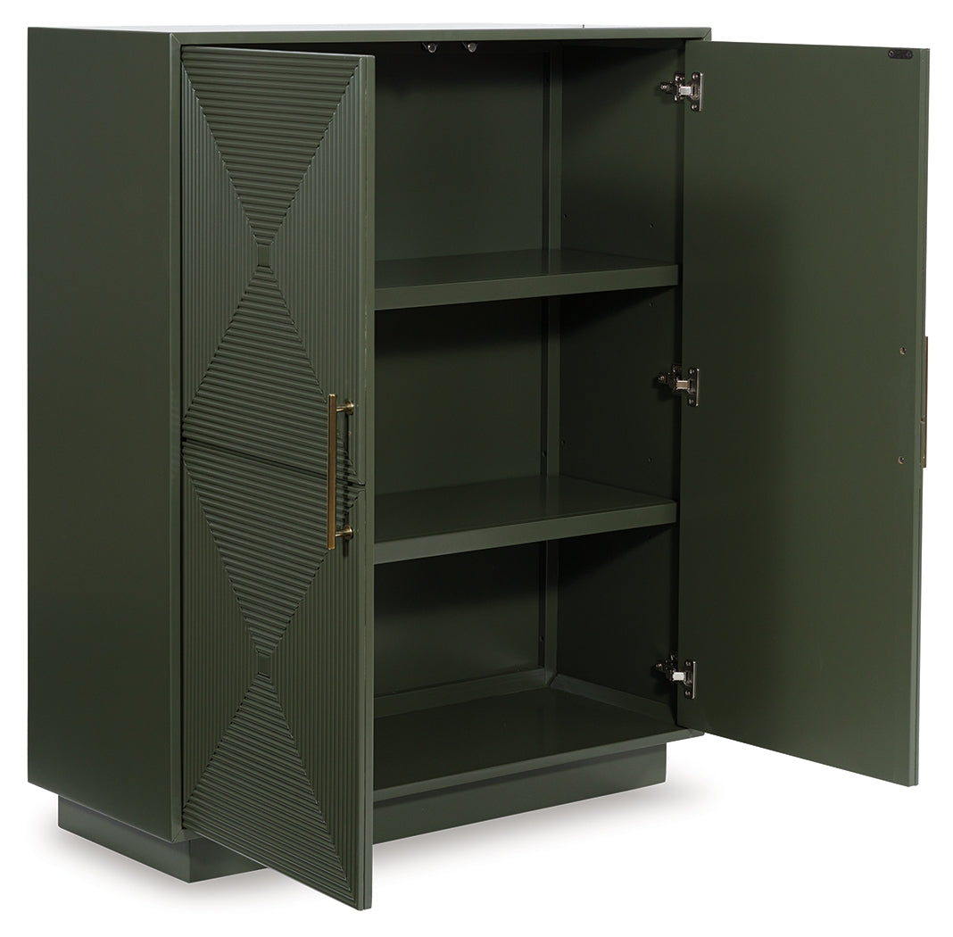 Geirwood Dark Green Accent Cabinet from Ashley - Luna Furniture