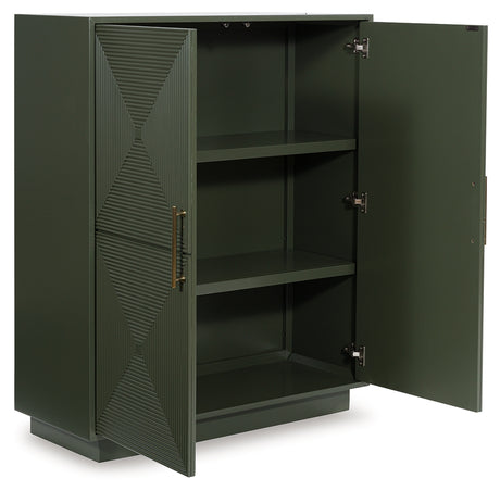 Geirwood Dark Green Accent Cabinet from Ashley - Luna Furniture