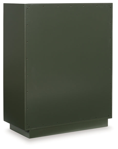 Geirwood Dark Green Accent Cabinet from Ashley - Luna Furniture