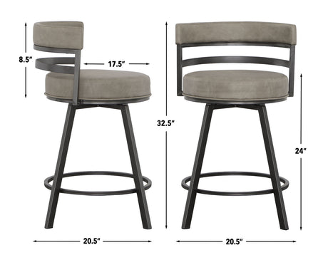 Gene 24″ Counter Stool from Steve Silver - Luna Furniture